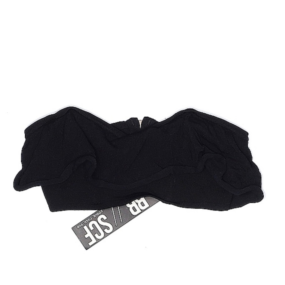 NWT Beach Riot Size XS Black Tube Top Crop Top